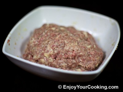 Minced Cutlets Stuffed with Mushrooms Recipe: Step 11