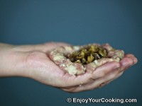 Add fried mushrooms and onions