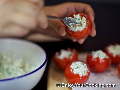 Tomatoes Stuffed with Fresh Cheese Recipe: Step 9
