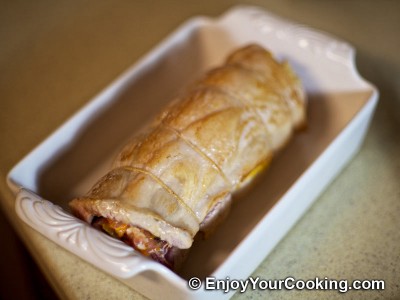 Pork Loin Roll with Prunes and Carrots Recipe: Step 15