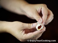 Carefully pat edges together with your fingers