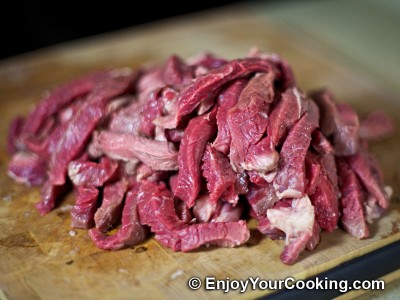 Beef Stroganoff with Mushrooms and Cream Recipe: Step 4