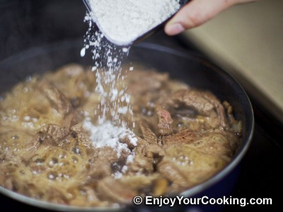 Beef Stroganoff with Mushrooms and Cream Recipe: Step 8