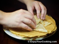 Fold crepe forward