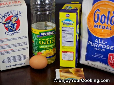 How to Make Unsweetened Yeast Dough: Step 1