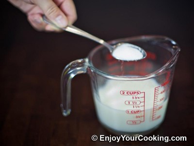 How to Make Unsweetened Yeast Dough: Step 2