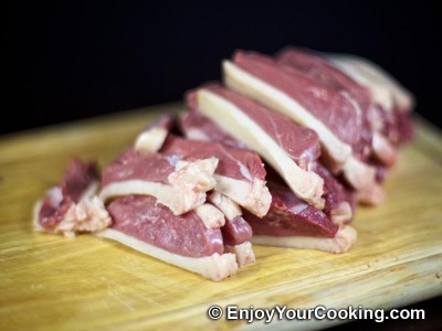 Duck Meat Stewed with Apples Recipe: Step 2