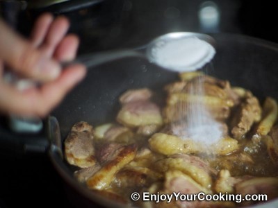 Duck Meat Stewed with Apples Recipe: Step 5