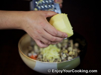 Crab Sticks Salad with Pickled Mushrooms and Apple Recipe: Step 4