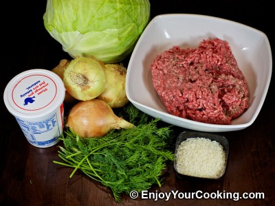 Cabbage Rolls in Sour Cream Sauce Recipe: Step 1