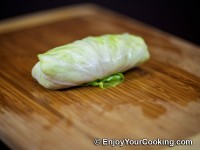 A cabbage roll is ready!