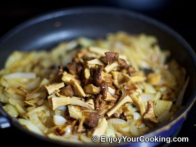 Veal Stew with Chanterelles and Peas Recipe: Step 9