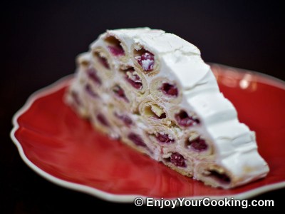 “Firewood on Snow” Cake