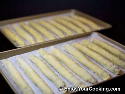 Cake “Firewood on Snow” Recipe: Step 11