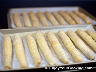 Cake “Firewood on Snow” Recipe: Step 12