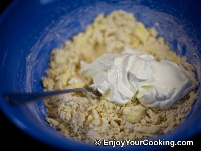Cake “Firewood on Snow” Recipe: Step 4