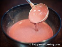 Ladle a bit of batter