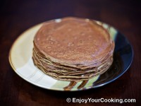 Repeat for all batter, you will get 10-12 crepes in total