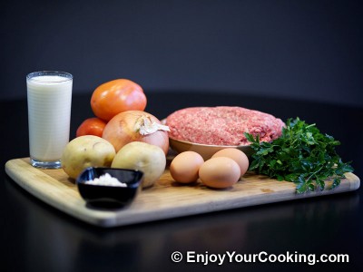 Ground Beef and Potato Casserole Recipe: Step 1