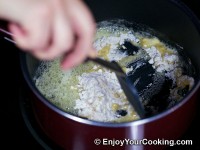 Stir all the time
