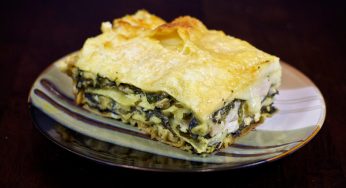 Chicken Lasagna with Spinach and Fresh Cheese