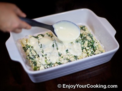 Chicken Lasagna with Spinach and Fresh Cheese Recipe: Step 16