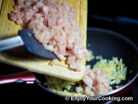 Chop chicken