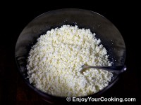 Mash fresh cheese