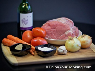 Veal Roast with Pureed Vegetable Sauce Recipe: Step 1