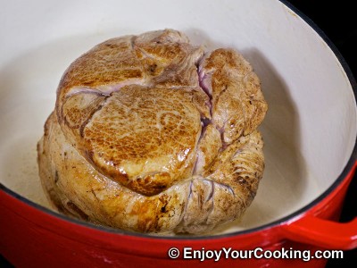 Veal Roast with Pureed Vegetable Sauce Recipe: Step 4