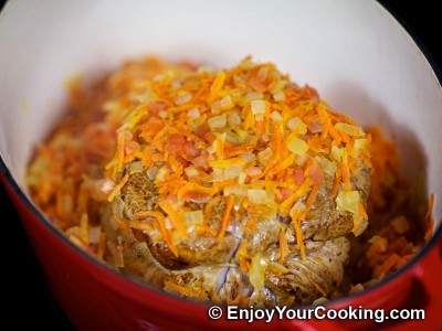 Veal Roast with Pureed Vegetable Sauce Recipe: Step 7