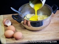 Beat one egg