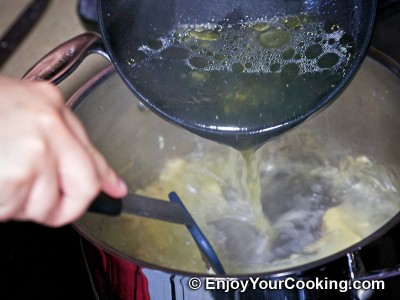 Chicken Soup-Puree with Eggs Recipe: Step 11