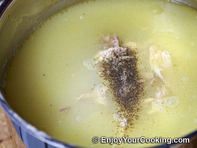 Chicken Soup-Puree with Eggs Recipe: Step 14