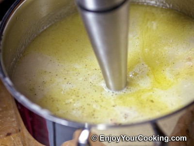 Chicken Soup-Puree with Eggs Recipe: Step 15a