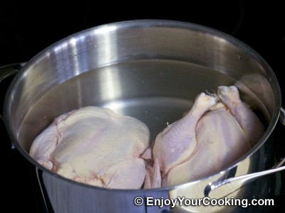 Chicken Soup-Puree with Eggs Recipe: Step 2