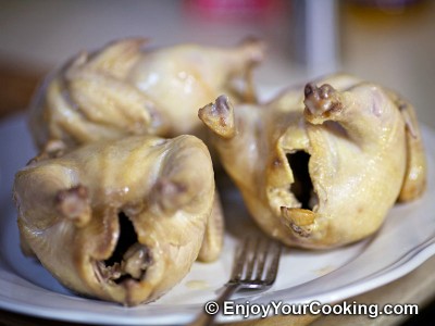 Chicken Roast with Pineapples, Bananas and White Wine Sauce Recipe: Step 10