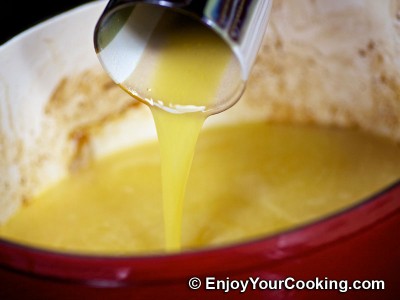 Chicken Roast with Pineapples, Bananas and White Wine Sauce Recipe: Step 11