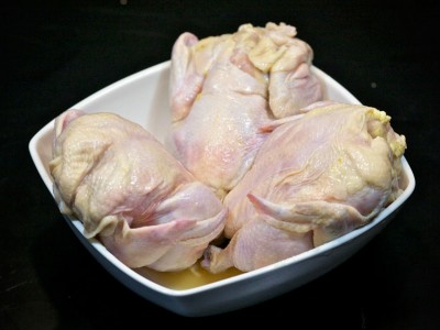 Chicken Roast with Pineapples, Bananas and White Wine Sauce Recipe: Step 5