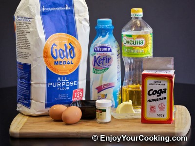 Kefir Crepes Recipe: Step 1