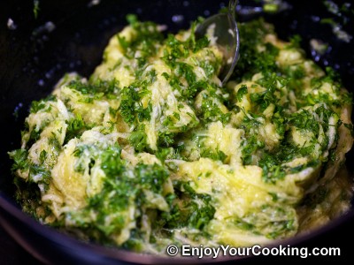 Zucchini Pancakes with Sheep Cheese Recipe: Step 10