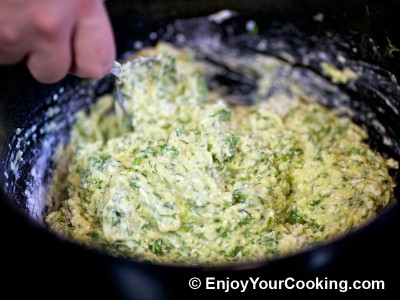 Zucchini Pancakes with Sheep Cheese Recipe: Step 14
