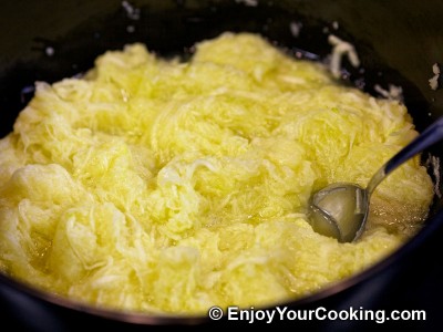 Zucchini Pancakes with Sheep Cheese Recipe: Step 4
