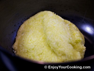 Zucchini Pancakes with Sheep Cheese Recipe: Step 6