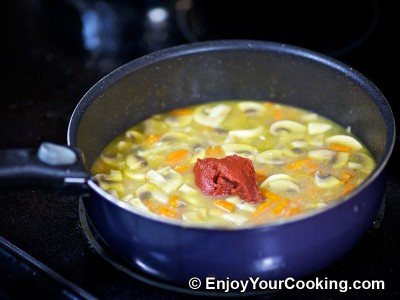 Veal with Mushrooms and Carrots Recipe: Step 10
