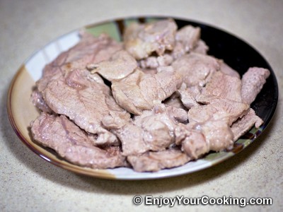 Veal with Mushrooms and Carrots Recipe: Step 5