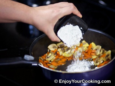 Veal with Mushrooms and Carrots Recipe: Step 8