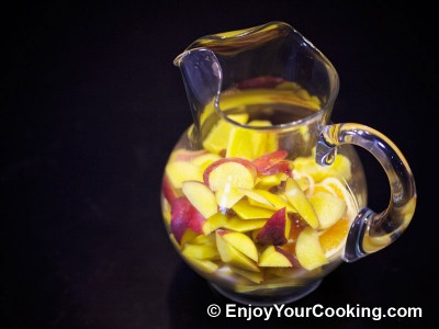 Red Wine Sangria with Peaches, Oranges and Lemons Recipe: Step 10