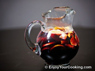 Red Wine Sangria with Peaches, Oranges and Lemons Recipe: Step 13