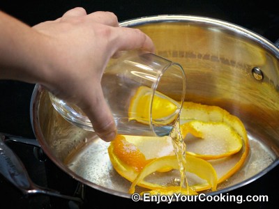 Red Wine Sangria with Peaches, Oranges and Lemons Recipe: Step 3